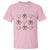 Funny Valentine's Day Weed Cannabis Marijuana Hearts Coquette T Shirt