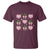 Funny Valentine's Day Weed Cannabis Marijuana Hearts Coquette T Shirt