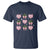 Funny Valentine's Day Weed Cannabis Marijuana Hearts Coquette T Shirt