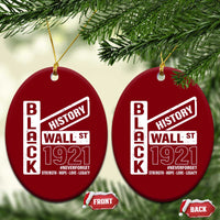 Never Forget Black Wall Street 1921 Ceramic Ornament Tulsa Black History Month
