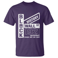 Never Forget Black Wall Street 1921 T Shirt Tulsa Black History Month