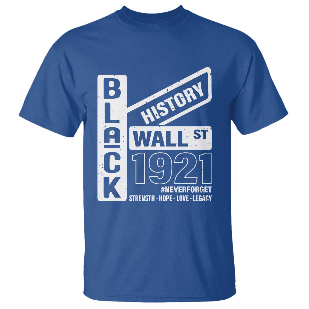 Never Forget Black Wall Street 1921 T Shirt Tulsa Black History Month