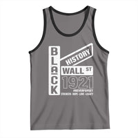 Never Forget Black Wall Street 1921 Tank Top Tulsa Black History Month