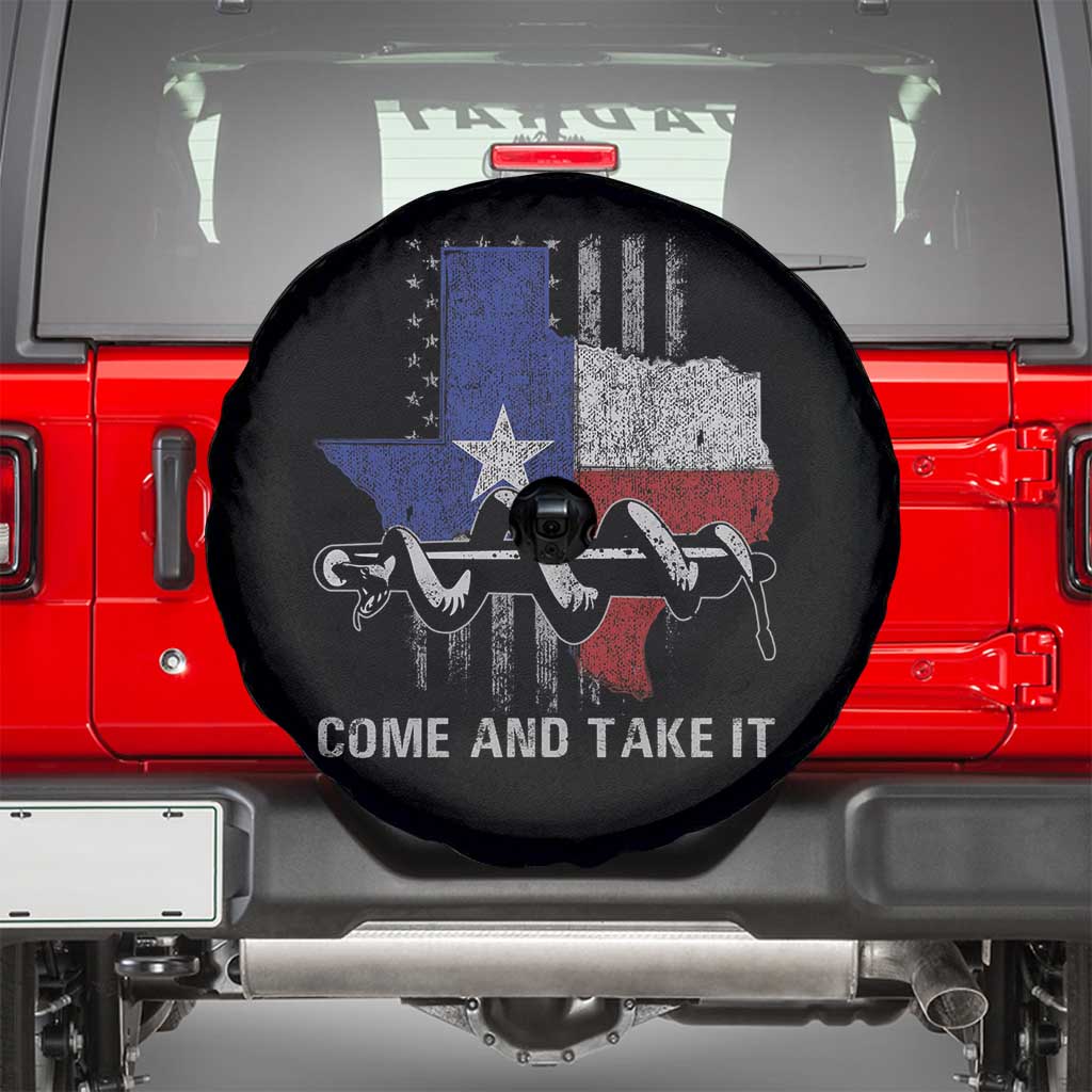 History Of Texas Spare Tire Cover Come And Take It Gonzales Texas Map American Flag