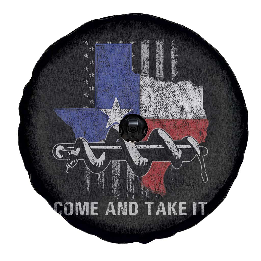History Of Texas Spare Tire Cover Come And Take It Gonzales Texas Map American Flag