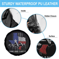 History Of Texas Spare Tire Cover Come And Take It Gonzales Texas Map American Flag