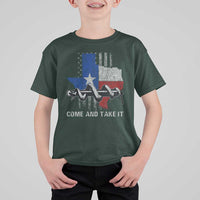 History Of Texas T Shirt For Kid Come And Take It Gonzales Texas Map American Flag