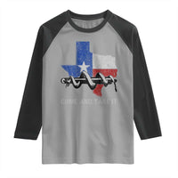 History Of Texas Raglan Shirt Come And Take It Gonzales Texas Map American Flag