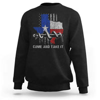 History Of Texas Sweatshirt Come And Take It Gonzales Texas Map American Flag