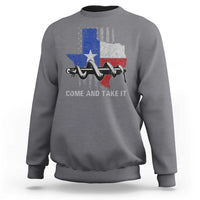 History Of Texas Sweatshirt Come And Take It Gonzales Texas Map American Flag