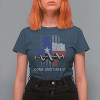 History Of Texas T Shirt For Women Come And Take It Gonzales Texas Map American Flag