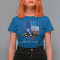 History Of Texas T Shirt For Women Come And Take It Gonzales Texas Map American Flag