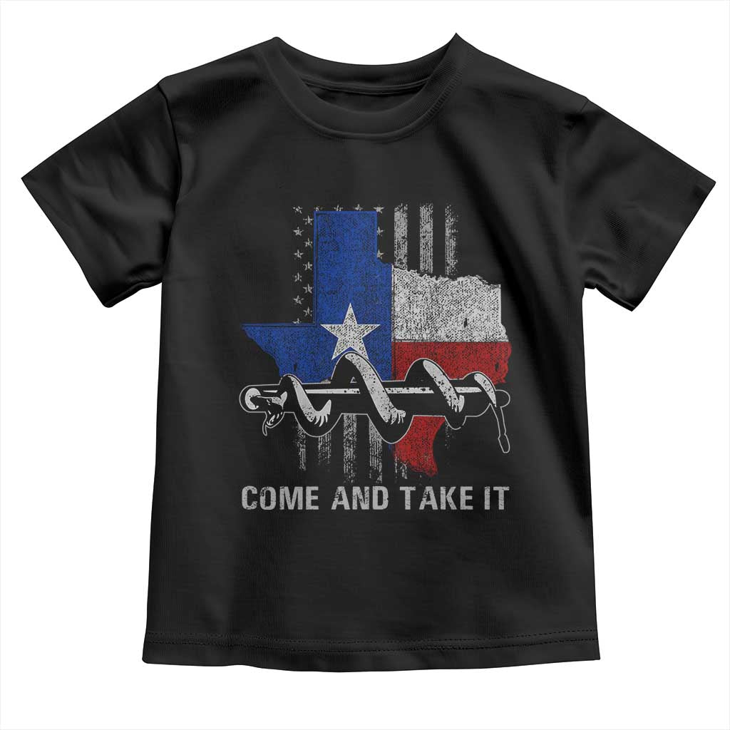 History Of Texas Toddler T Shirt Come And Take It Gonzales Texas Map American Flag