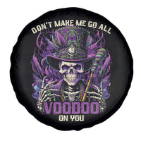 Funny Mardi Gras Voodoo Spare Tire Cover Don't Make Me Go All Voodoo On You New Orleans Witch Doctor