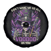 Funny Mardi Gras Voodoo Spare Tire Cover Don't Make Me Go All Voodoo On You New Orleans Witch Doctor