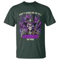 Funny Mardi Gras Voodoo T Shirt Don't Make Me Go All Voodoo On You New Orleans Witch Doctor