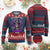 Funny Mardi Gras Voodoo Knitted Sweatshirt Don't Make Me Go All Voodoo On You New Orleans Witch Doctor - Wonder Print Shop