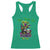 Funny Mardi Gras Voodoo Queen Racerback Tank Top Don't Make Me Go All Voodoo On You
