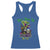 Funny Mardi Gras Voodoo Queen Racerback Tank Top Don't Make Me Go All Voodoo On You