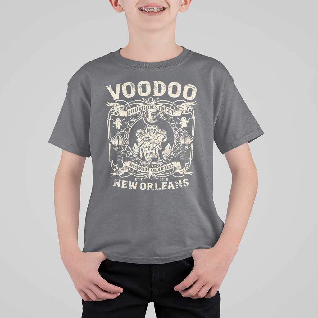 Voodoo Bourbon Street Spooky New Orleans T Shirt For Kid Voodoo Doctor