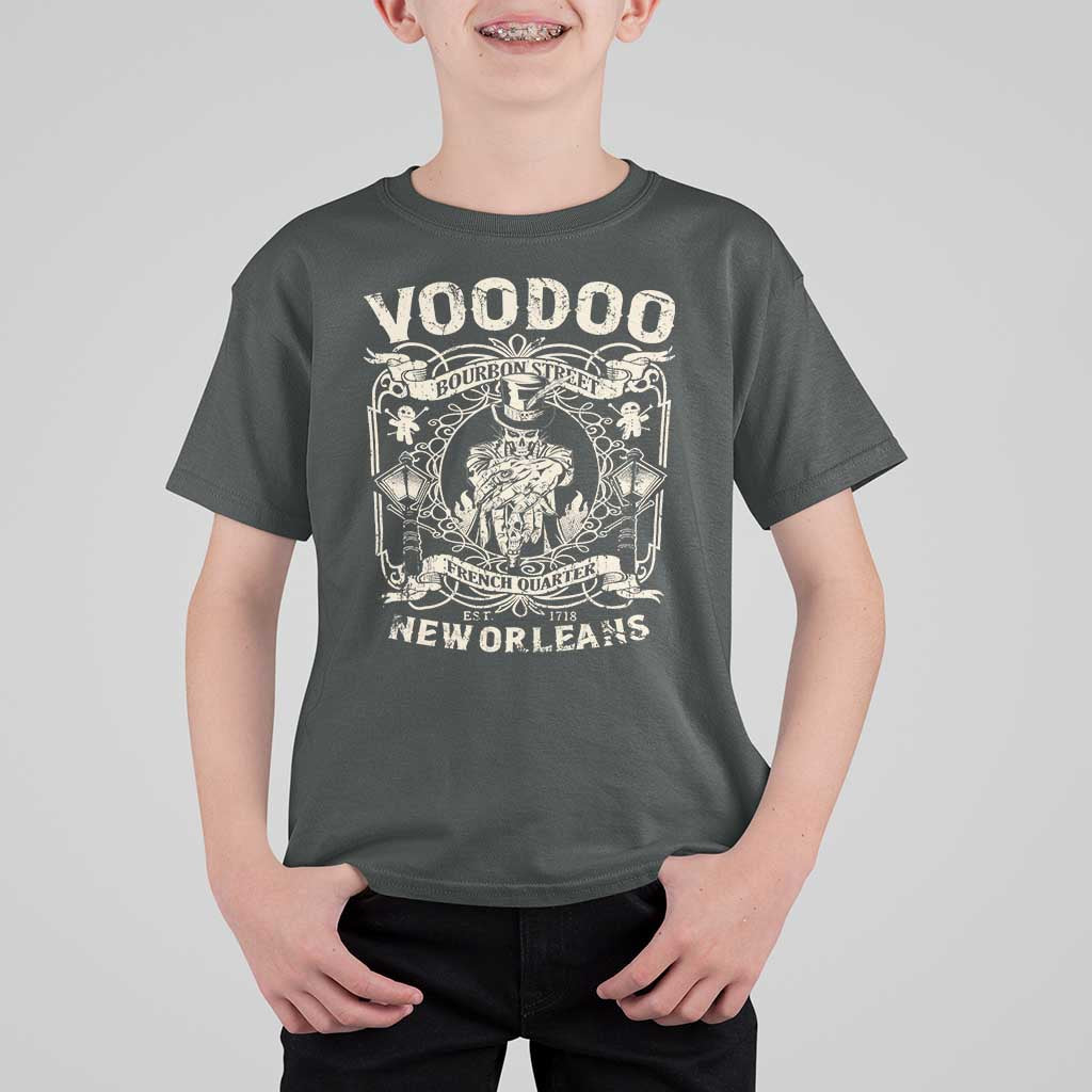 Voodoo Bourbon Street Spooky New Orleans T Shirt For Kid Voodoo Doctor