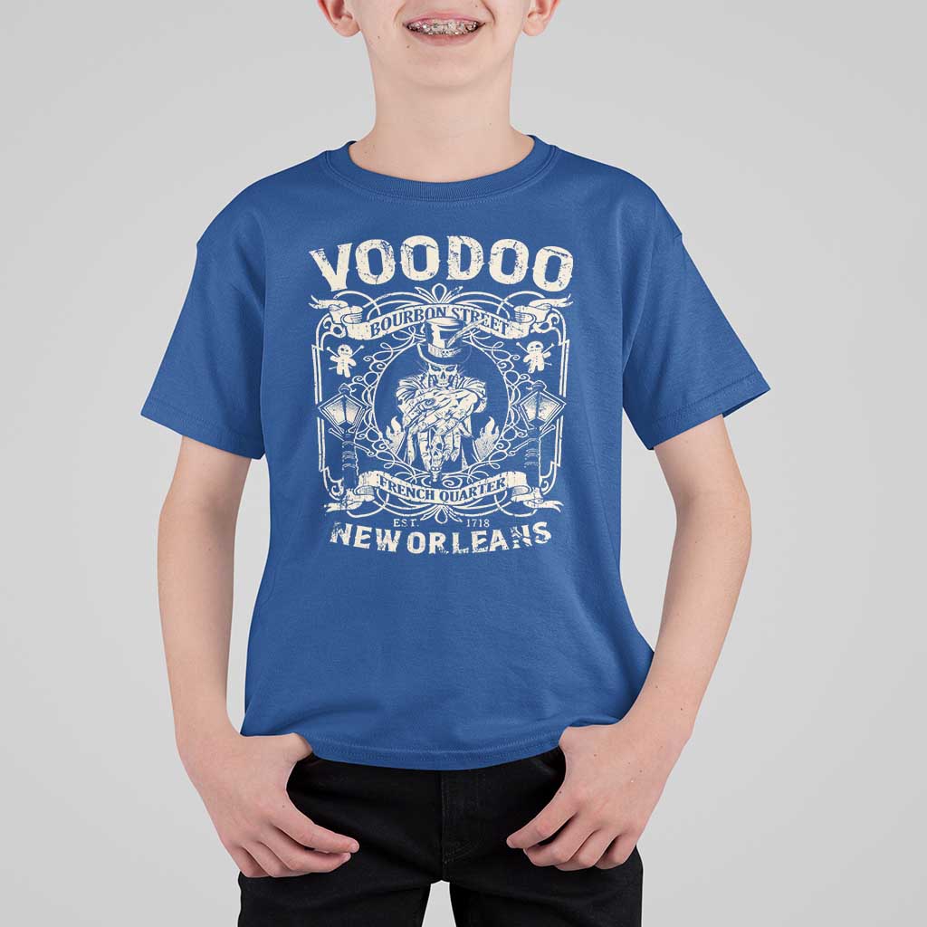 Voodoo Bourbon Street Spooky New Orleans T Shirt For Kid Voodoo Doctor