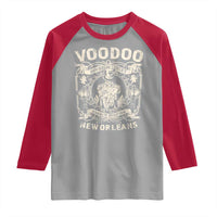 Voodoo Bourbon Street Spooky New Orleans Raglan Shirt Voodoo Doctor