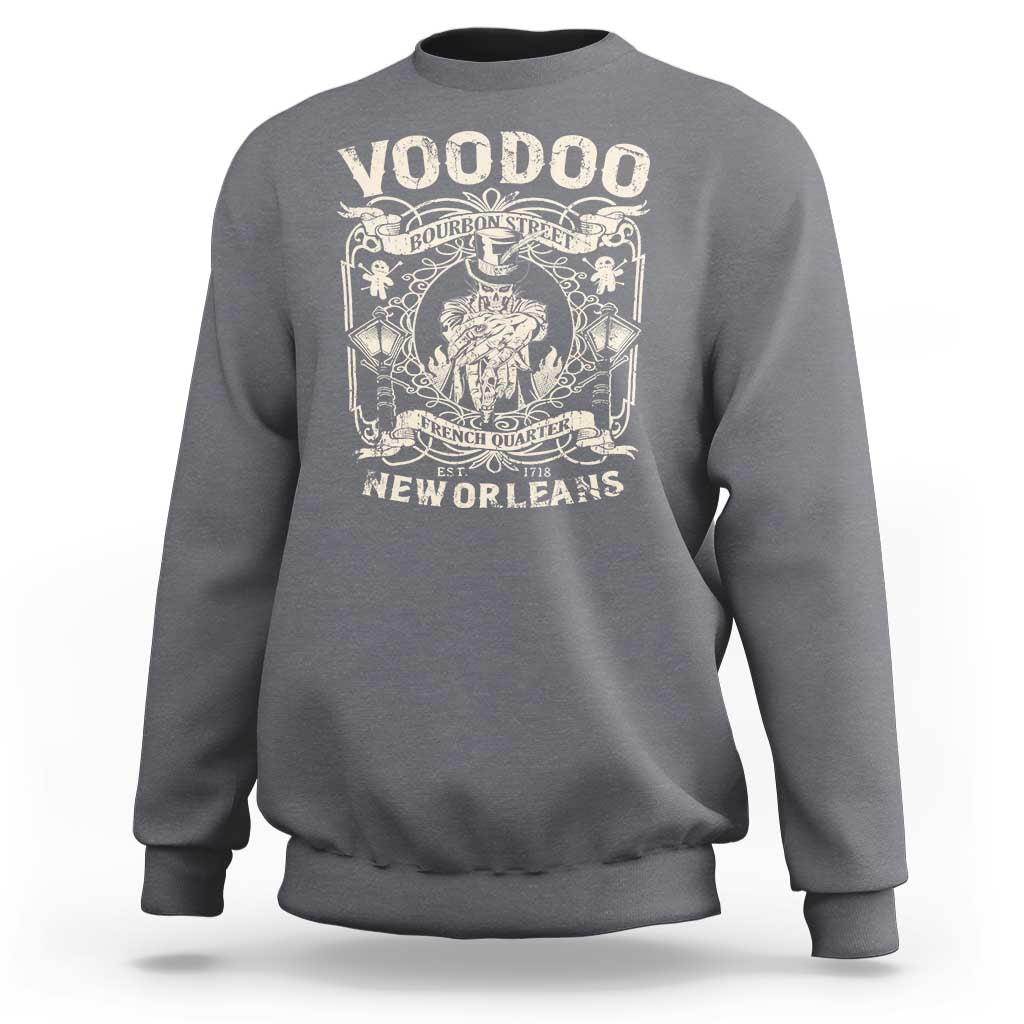 Voodoo Bourbon Street Spooky New Orleans Sweatshirt Voodoo Doctor