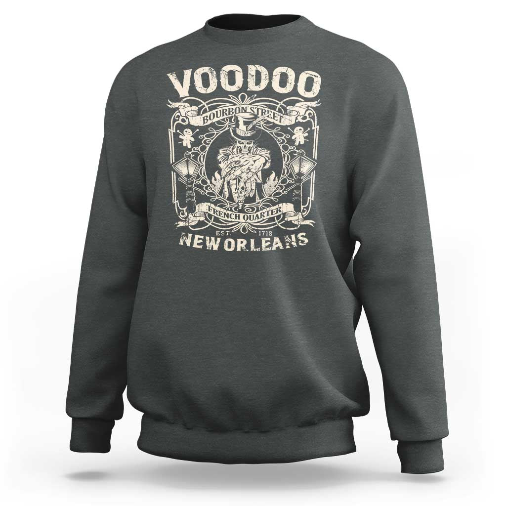 Voodoo Bourbon Street Spooky New Orleans Sweatshirt Voodoo Doctor