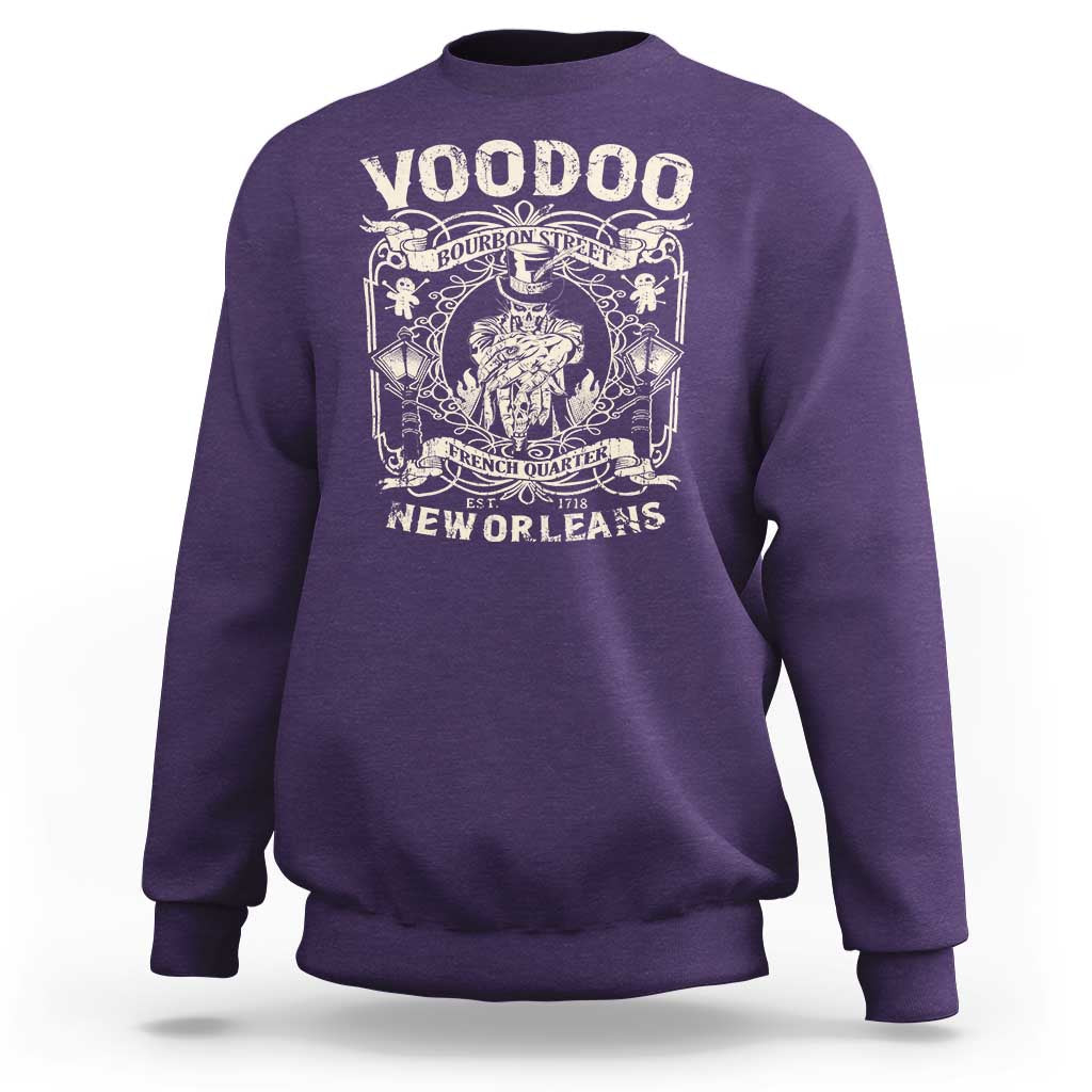 Voodoo Bourbon Street Spooky New Orleans Sweatshirt Voodoo Doctor