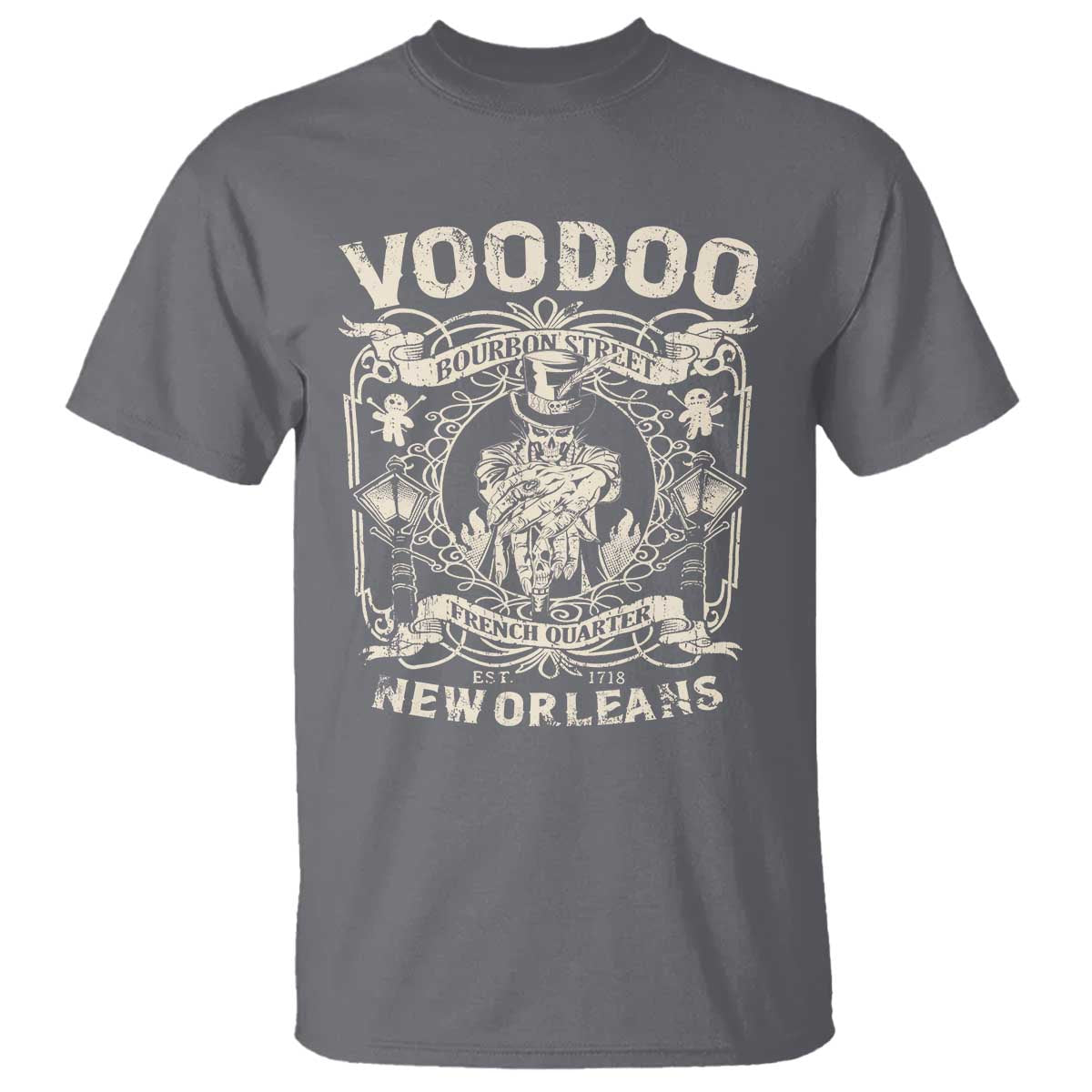 Voodoo Bourbon Street Spooky New Orleans T Shirt Voodoo Doctor