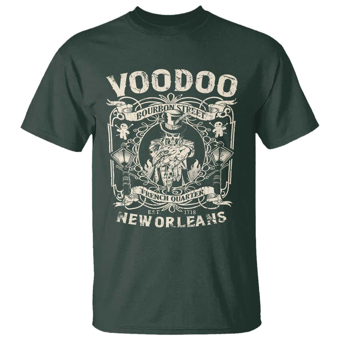 Voodoo Bourbon Street Spooky New Orleans T Shirt Voodoo Doctor