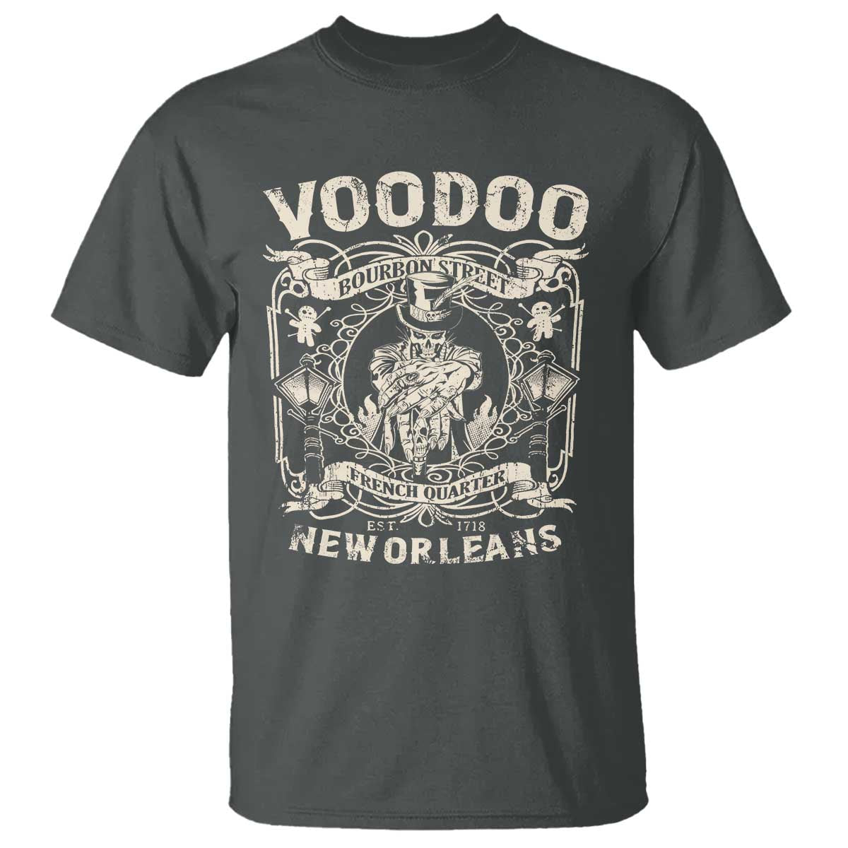 Voodoo Bourbon Street Spooky New Orleans T Shirt Voodoo Doctor