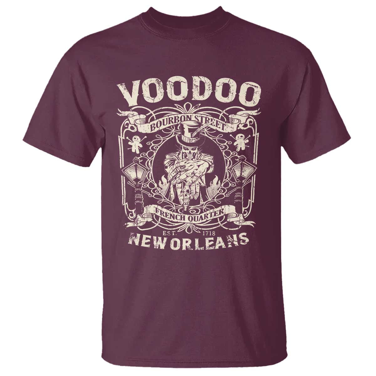 Voodoo Bourbon Street Spooky New Orleans T Shirt Voodoo Doctor