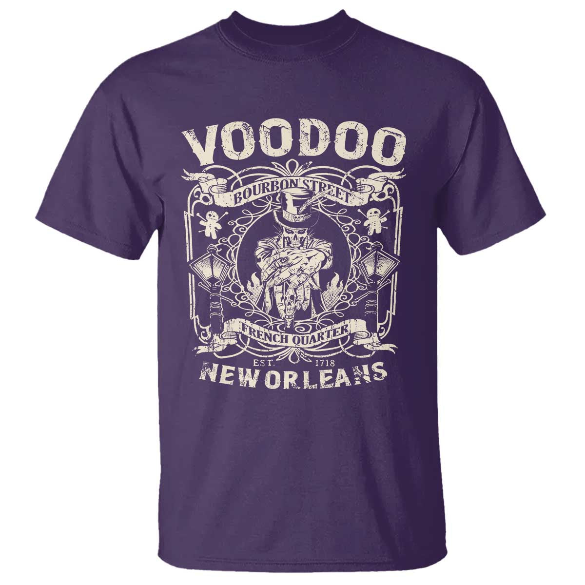 Voodoo Bourbon Street Spooky New Orleans T Shirt Voodoo Doctor