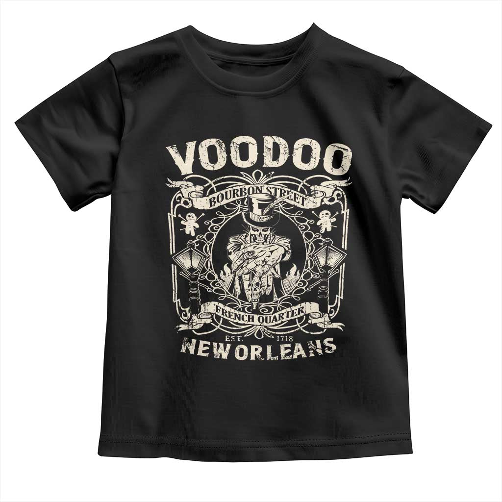 Voodoo Bourbon Street Spooky New Orleans Toddler T Shirt Voodoo Doctor