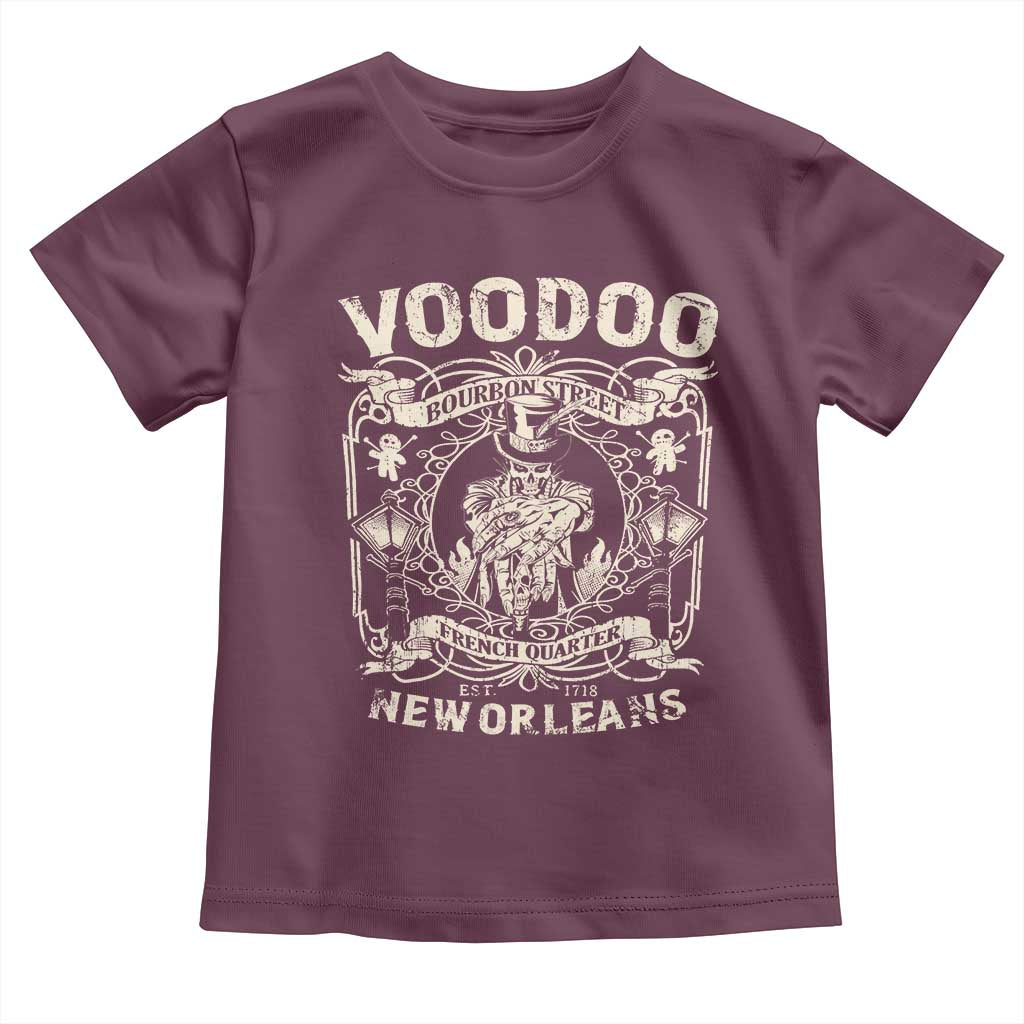 Voodoo Bourbon Street Spooky New Orleans Toddler T Shirt Voodoo Doctor