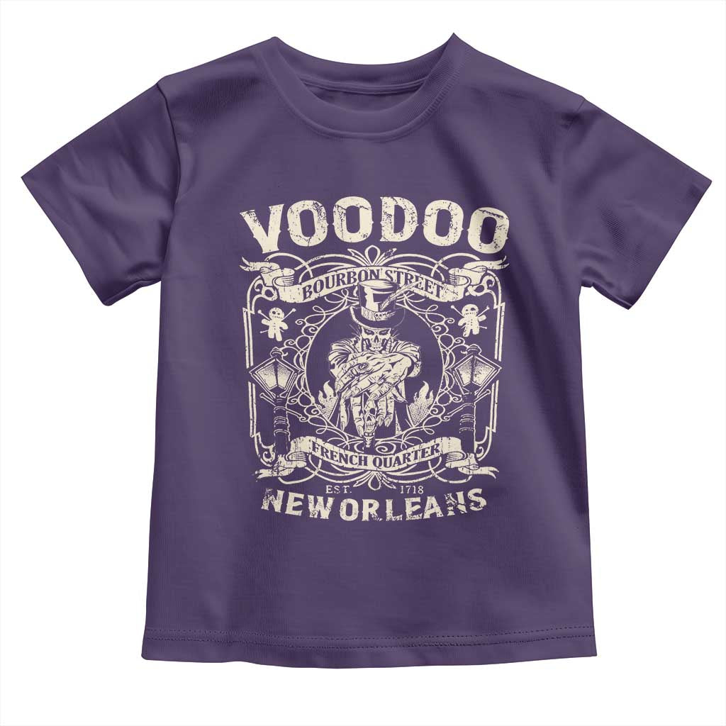 Voodoo Bourbon Street Spooky New Orleans Toddler T Shirt Voodoo Doctor