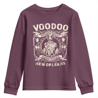 Voodoo Bourbon Street Spooky New Orleans Youth Sweatshirt Voodoo Doctor