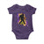Funny Bigfoot Mardi Gras Louisiana Map Jazz Music Baby Onesie