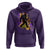 Funny Bigfoot Mardi Gras Louisiana Map Jazz Music Hoodie