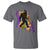 Funny Bigfoot Mardi Gras Louisiana Map Jazz Music T Shirt