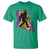 Funny Bigfoot Mardi Gras Louisiana Map Jazz Music T Shirt