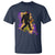 Funny Bigfoot Mardi Gras Louisiana Map Jazz Music T Shirt