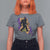 Funny Bigfoot Mardi Gras Louisiana Map Jazz Music T Shirt For Women