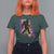Funny Bigfoot Mardi Gras Louisiana Map Jazz Music T Shirt For Women