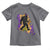 Funny Bigfoot Mardi Gras Louisiana Map Jazz Music Toddler T Shirt