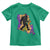 Funny Bigfoot Mardi Gras Louisiana Map Jazz Music Toddler T Shirt