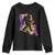 Funny Bigfoot Mardi Gras Louisiana Map Jazz Music Youth Sweatshirt