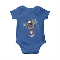 Funny Mardi Gras Mississippi Deer Baby Onesie Biloxi Ocean Springs Carnival